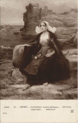 Old postcard J. Brunet L'Esperance Salon de Paris (47881)