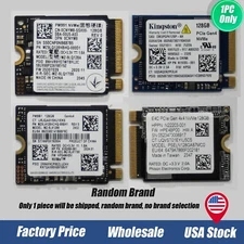 Samsung/Kioxia/Kingston 2230 NVMe M.2 SSD 128GB/256GB/512GB – Random Brand