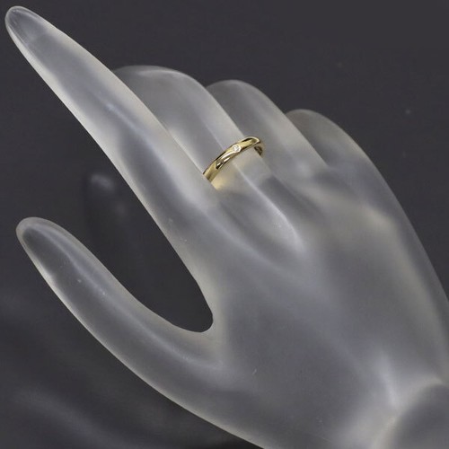 Cartier K18YG diamond ring band size 50 - Auth free shipping from Japan- Auth SE - Picture 3 of 3