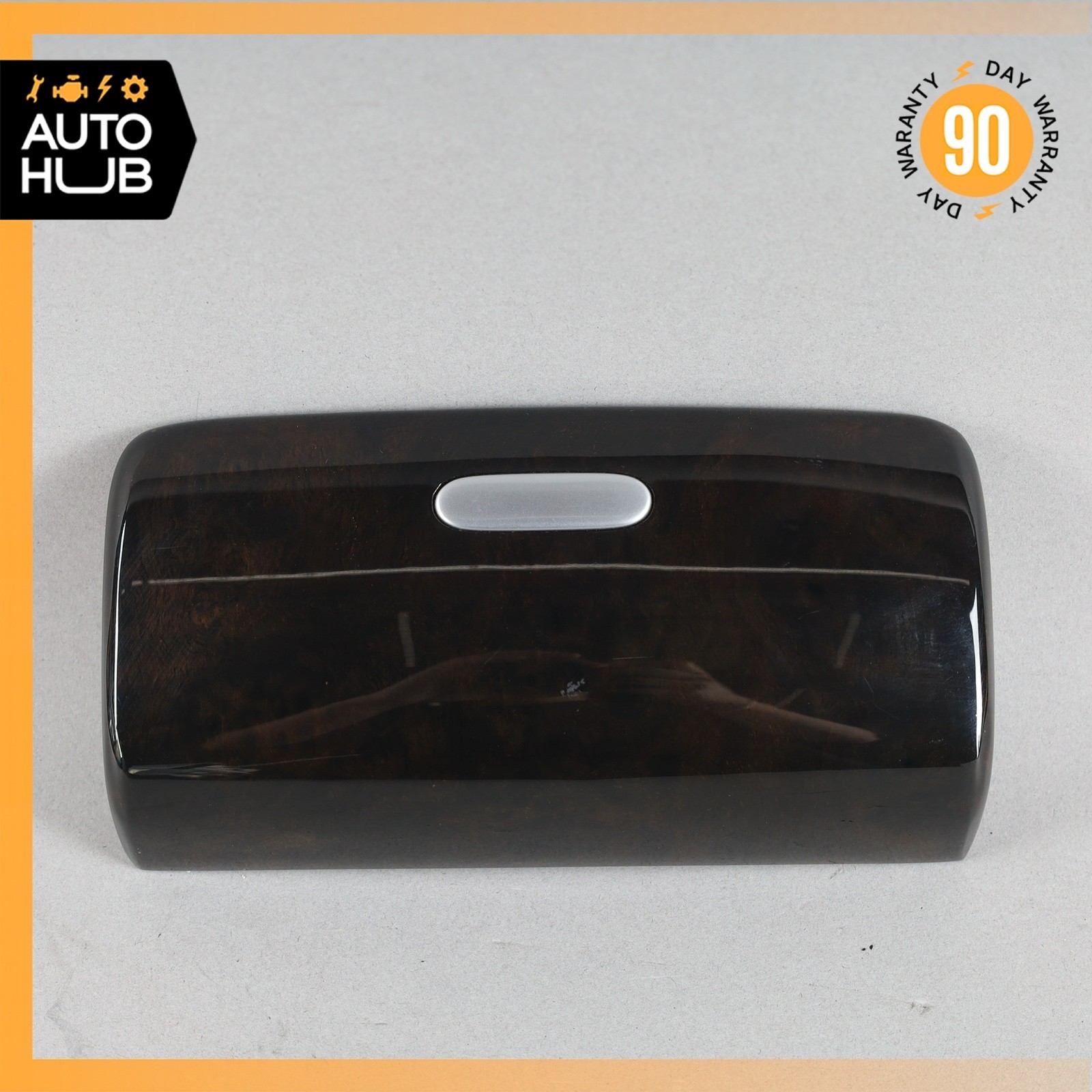 06-13 Bentley Continental GTC GT Rear Center Console Ashtray Cover Wood OEM