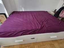 IKEA Boxspringbett (inkl. Matratze, Felderholzrahmen) - 80x200cm 
