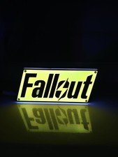 Fallout LED Lamp 3D Lightbox Gamer Room Decor Gift