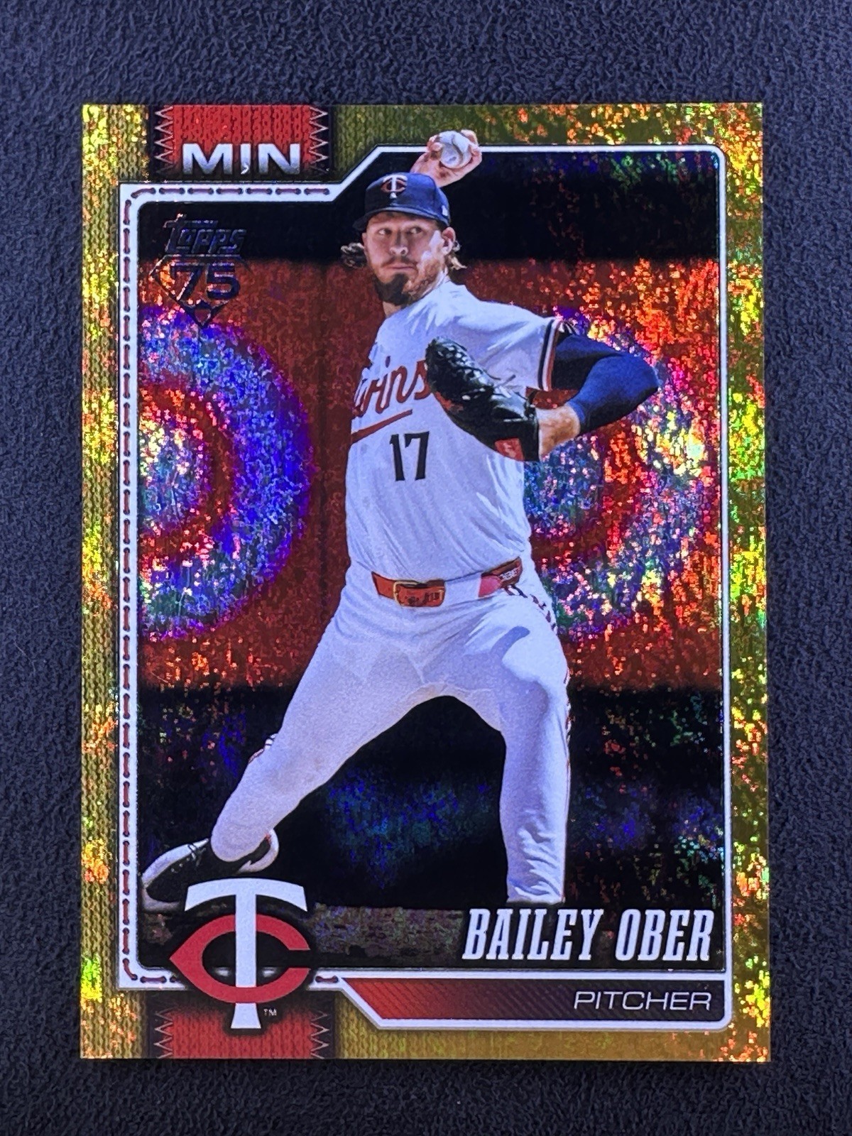 2026 Topps Series 1 - Bailey Ober #31 Gold Rainbow Foil /50