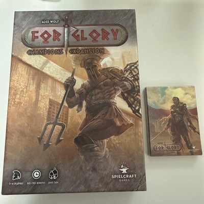[Open Box] Spielcraft Games: For Glory Champions & Legend Expansion By Alex Wolf