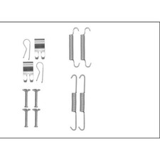 Zubehörsatz Feststellbremsbacken 12 tlg. HELLA für u.a. LAND ROVER FREELANDER