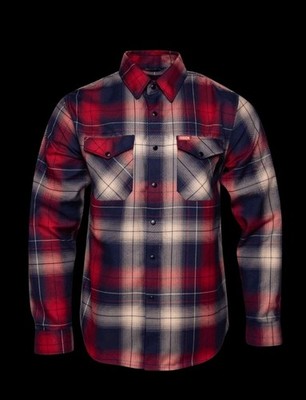 Dixxon Flannel Co. Mens XL Tried and True Flannel Sold Out Red White Blue 