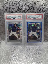 2020 Bowman Chrome Zac Veen 1st Sapphire Refractor PSA 10 Chrome Refractor PS 10