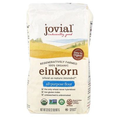 Organic Einkorn All-Purpose Flour, 32 oz (907 g)