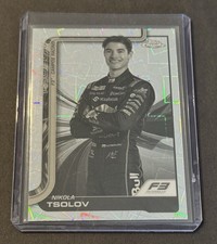 2025 Topps Chrome Formula 1 F1 Nikola Tsolov #52 B&W Lazer Refractor