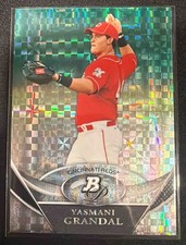 Yasmani Grandal X Fractors 2011 Bowman Platinum Prospects #BPP16 Reds