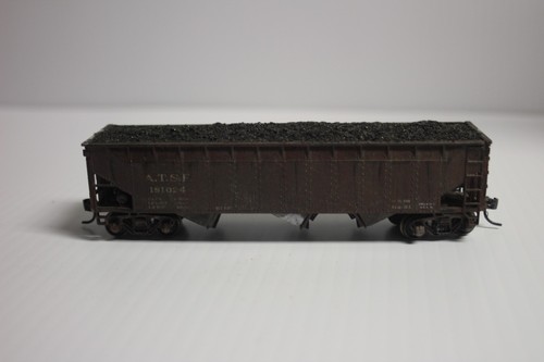 MTL Micro-Trains ATSF 181024 3 bahías tolva, desgastado, escala N, usado buen estado. | Condition: Used