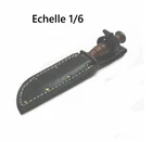 1/6 Battle Gear Toys 474 01A - K-Bar Combat Knife + Black Case