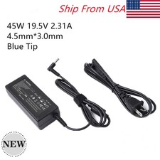 NEW 45W 19.5V 2.31A AC Adapter Charger For HP Laptop Power Supply Cord 4.5 3.0mm