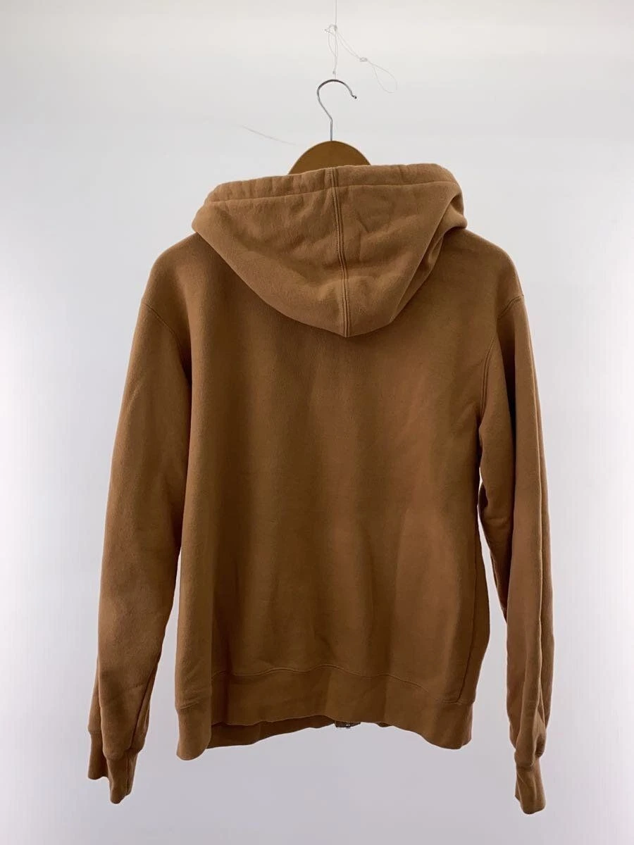 Felpa Supreme con cappuccio zip M cotone cammello usata