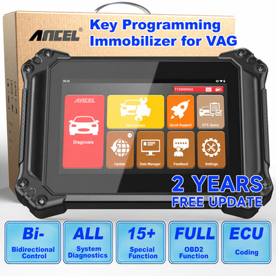 Ancel V6 Bidirectional Obd2 Scanner Active Testing Full System Transmission TPS
