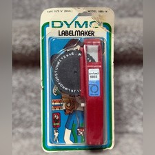 NEW Vintage 1977 Dymo 1885 Label Maker NOS Sealed Retro Office Decor 70s USA