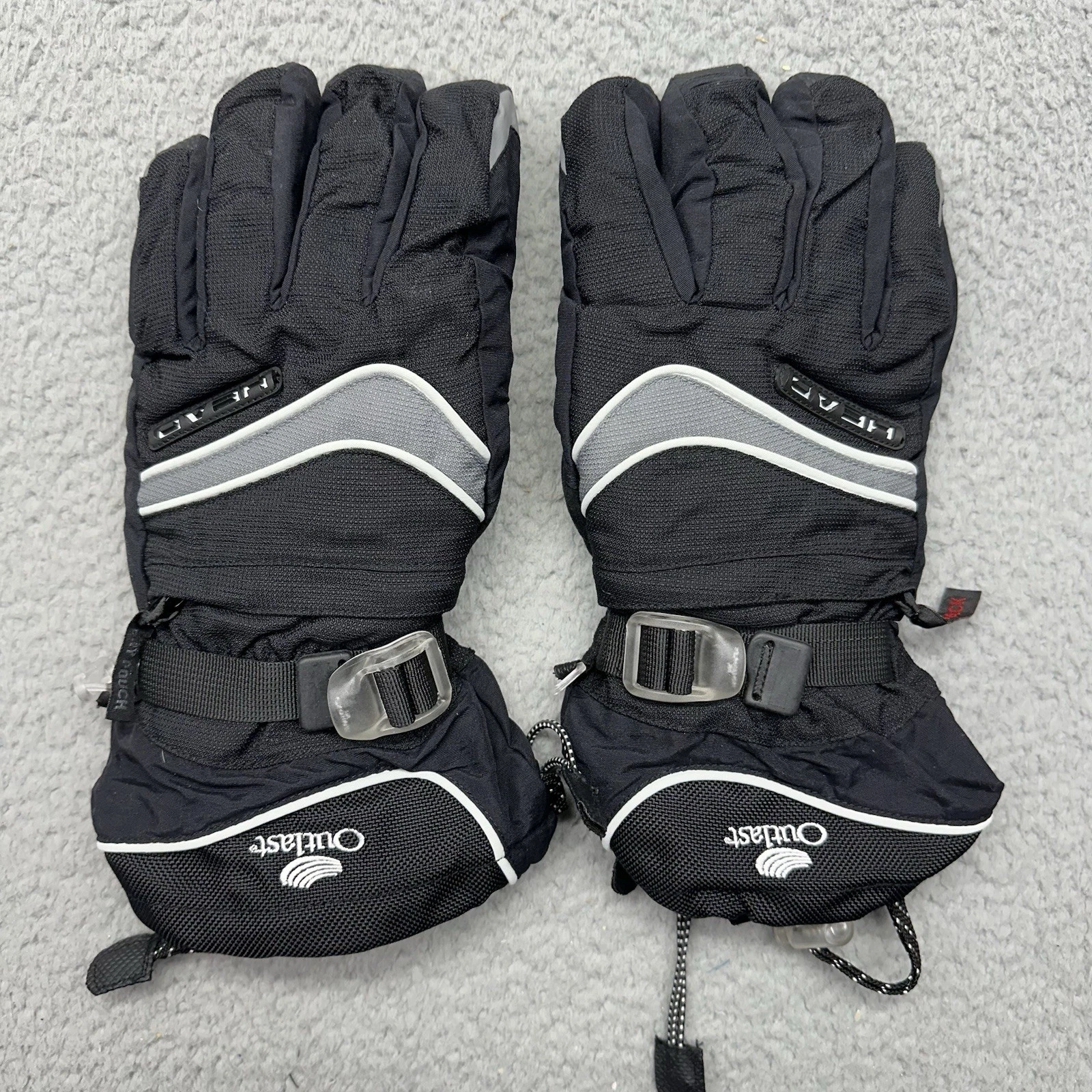 Head Outlast Mens Medium Waterproof Insulated Hipora Ski Snow Gloves Dry Pouch