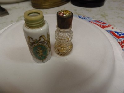 Two Vintage Perfume Bottles, one is Marcel Franck, Limoges, France