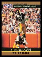 1990 Pro Set - League Leader Sterling Sharpe #13