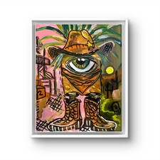 Pineapple Cowboy Original Painting 8