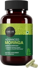 Advanced Moringa Oleifera Leaf Herbal Powder Capsules - 120ct. - 60 servings