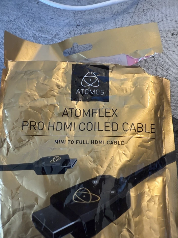 Atomos AtomFLEX HDMI auf Mini-HDMI Spiralkabel | 12 auf 24" | ATOM4K60C3 - Bild 3 von 4