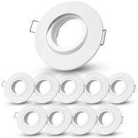 10X Orvia Einbauspot Weiß Schwenkbar IP65 Deckenlampe Mit Led 2W Warmweiß Spot