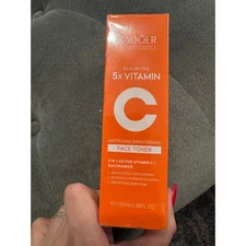 SADOER 5x Vitamin C Brightening Face Toner Skin Active Niacinamide 130ml