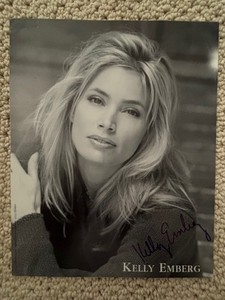 Kelly Emberg – Signed (8” x 10”) black and white photo