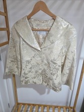 Precis Petite jacket Champagne Cream Cropped  size 12 Absolutely Stunning