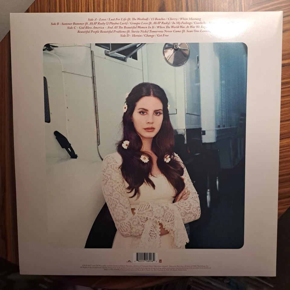 Porta de vinil dupla Lana Del Rey Lust For Life 2017 NZ prensando  - Imagem 3 de 4