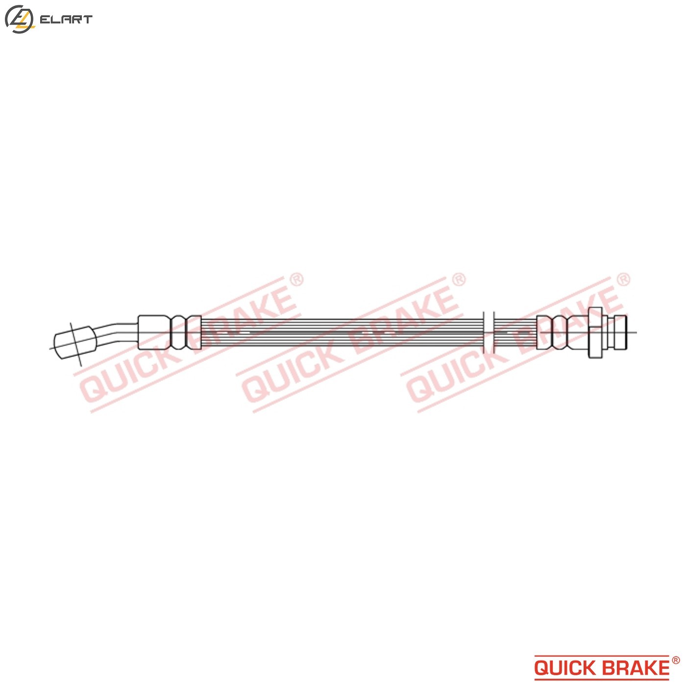BRAKE HOSE 50.080 FOR HYUNDAI KIA D4EA 2.0L G4GC 2.0L 4cyl TUCSONG6BA 2.7L 6cyl