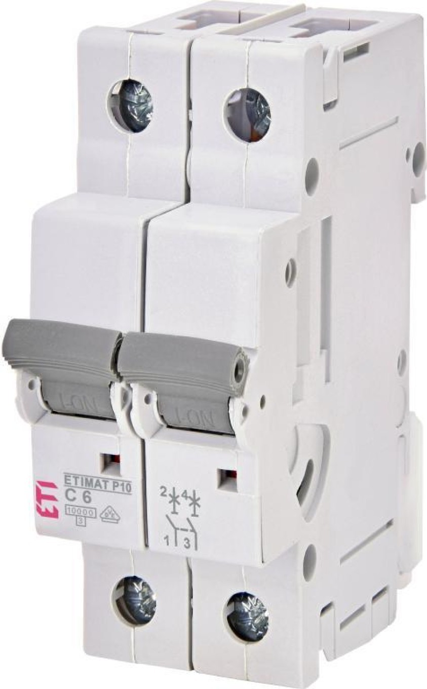 ETIMAT P10 2p C6 270621101 ASTI-ETIMAT P10 Overcurrent Switch