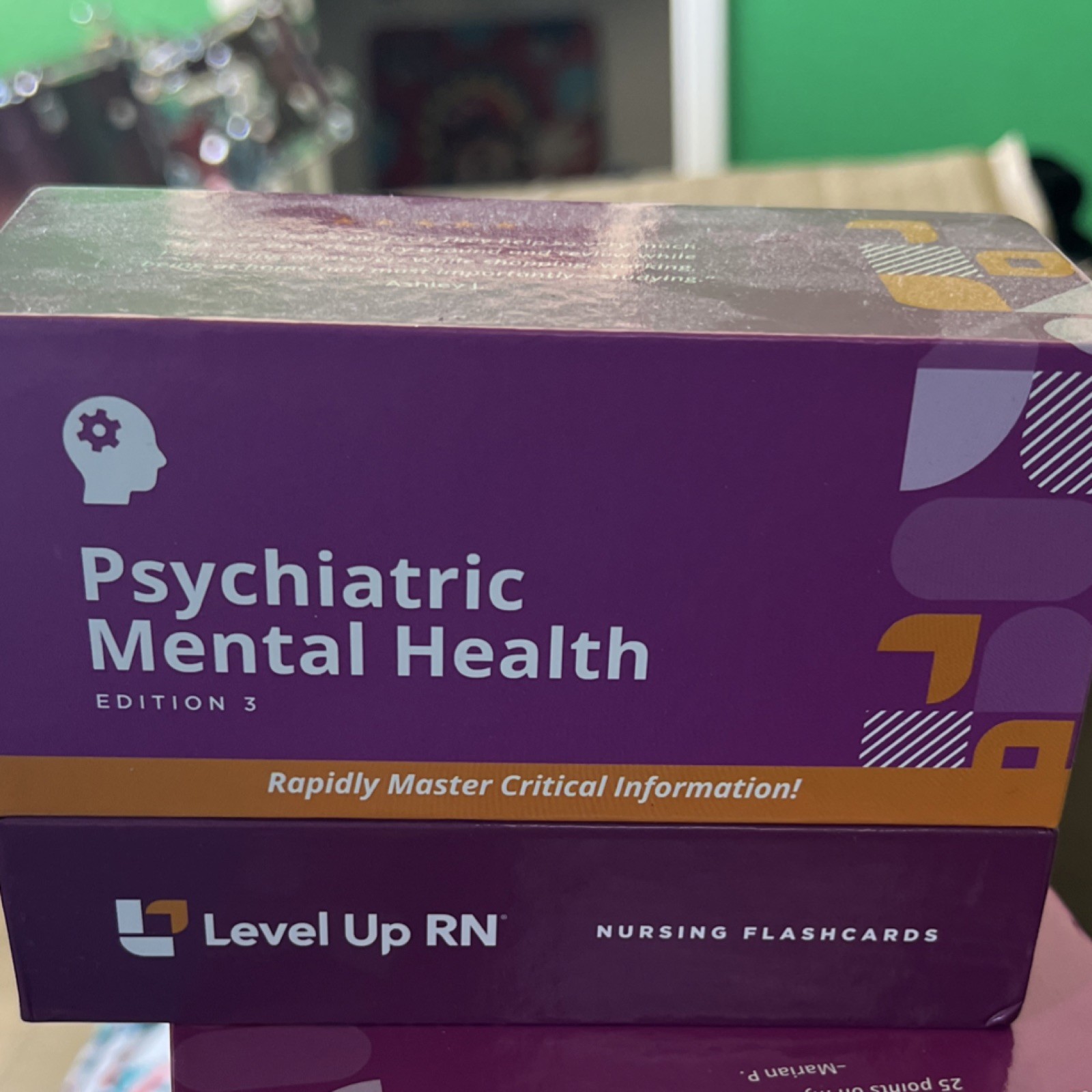 Level Up RN Psychiatric Mental Health Edition 3 Flashcards Study Guide Exam Prep