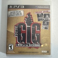 Power Gig Rise of the SixString Sony Playstation 3 Video Game Guitar Hero PS3