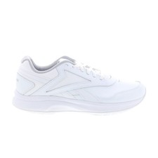 Reebok Walk Ultra 7 Dmx Max Wide 2e Mens White Wide Sneakers Shoes