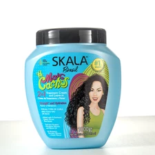 Skala Blue Hair Treatment Cream 35.2oz Deep Moisture for Curly Hair Vegan