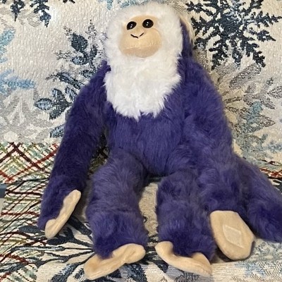 Plush  City Monkey  With Sound Purple Spider Monkey By Harvey Hunter Co. 2008