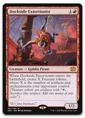 Dockside Extortionist #107 (NM) Double Masters 2022 2X2 Magic MTG
