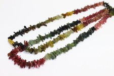 Natural Tourmaline Chip Beads 4-6mm 36 Inch Strand Multi Color Gems