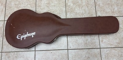 2021 Epiphone Les Paul 1959 Hardshell Case Guitar Brown Pink