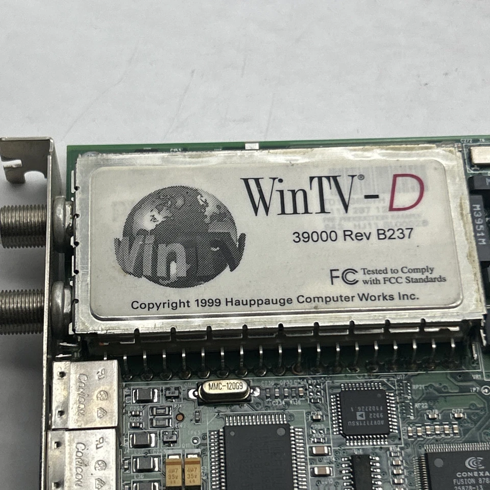 Hauppauge WinTV-D 39000 REV B237 PCI TV Tuner Video Capture Card only - Image 2 of 4