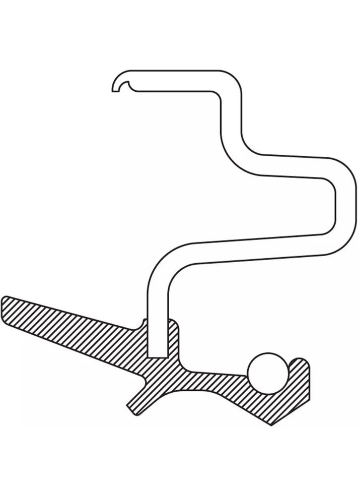 Caja de transferencia sello de eje de salida National 710496 Foto 2 de 2