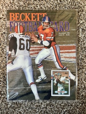 Beckett Football Monthly #3 (March/April, 1990) John Elway
