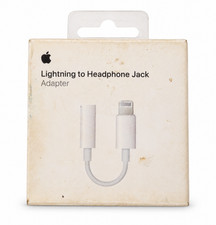 Genuine Apple Lightning to 3.5mm Headphone Jack Adapter MMX62AM/A Sealed