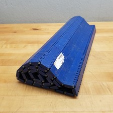 20-3/4" x 33" Blue Flat Top Conveyor Belt - USED