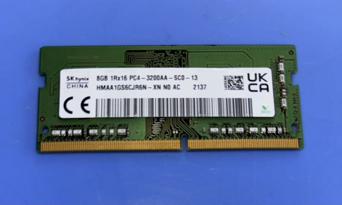 SK Hynix 8GB 1Rx8 PC4-3200AA Laptop RAM Memory | eBay