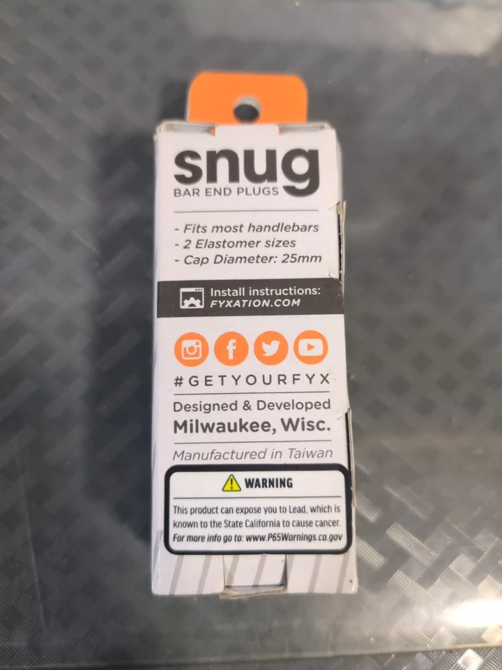 Tapas de extremo de barra ajustadas Fyxation Pink Track nuevas #73 Foto 4 de 4