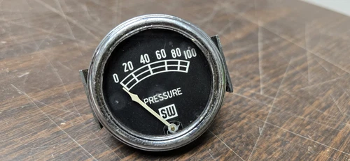 Vintage Stewart Warner Oil Pressure Gauge 410430 0-100 Psi Hot Rod Racing