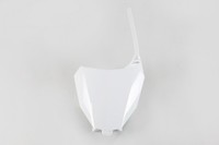 Front Number Plate UFO White Honda CRF450R/RX